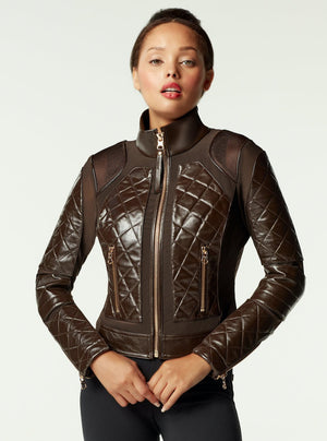 MOTO JACKET GOLD COLLECTION - Blanc Noir Online Store