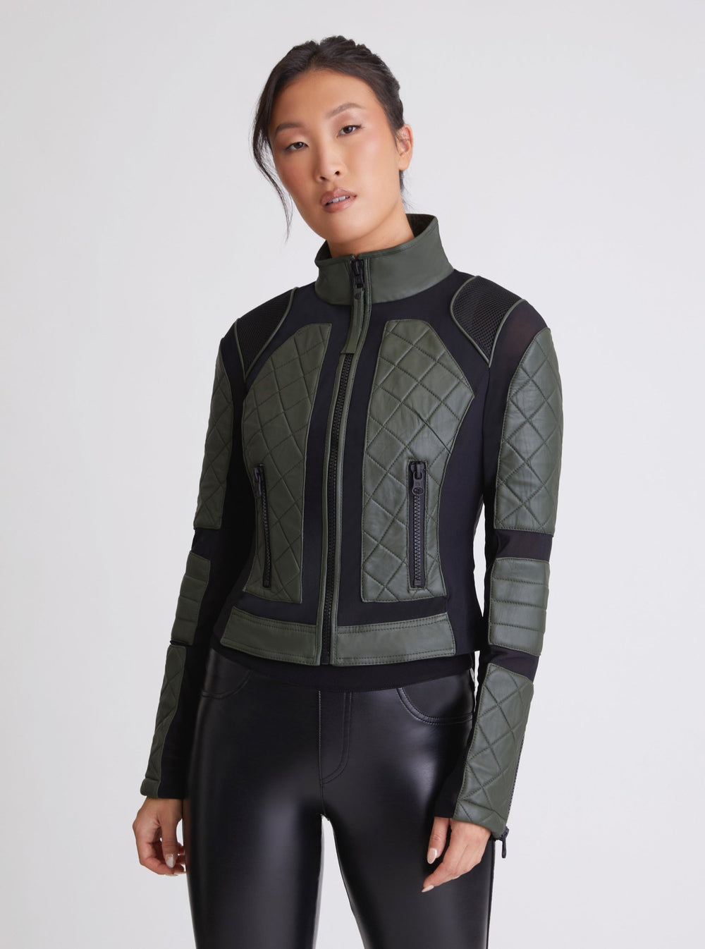 Moto Jacket - Limited Edition Olive - Blanc Noir Online Store