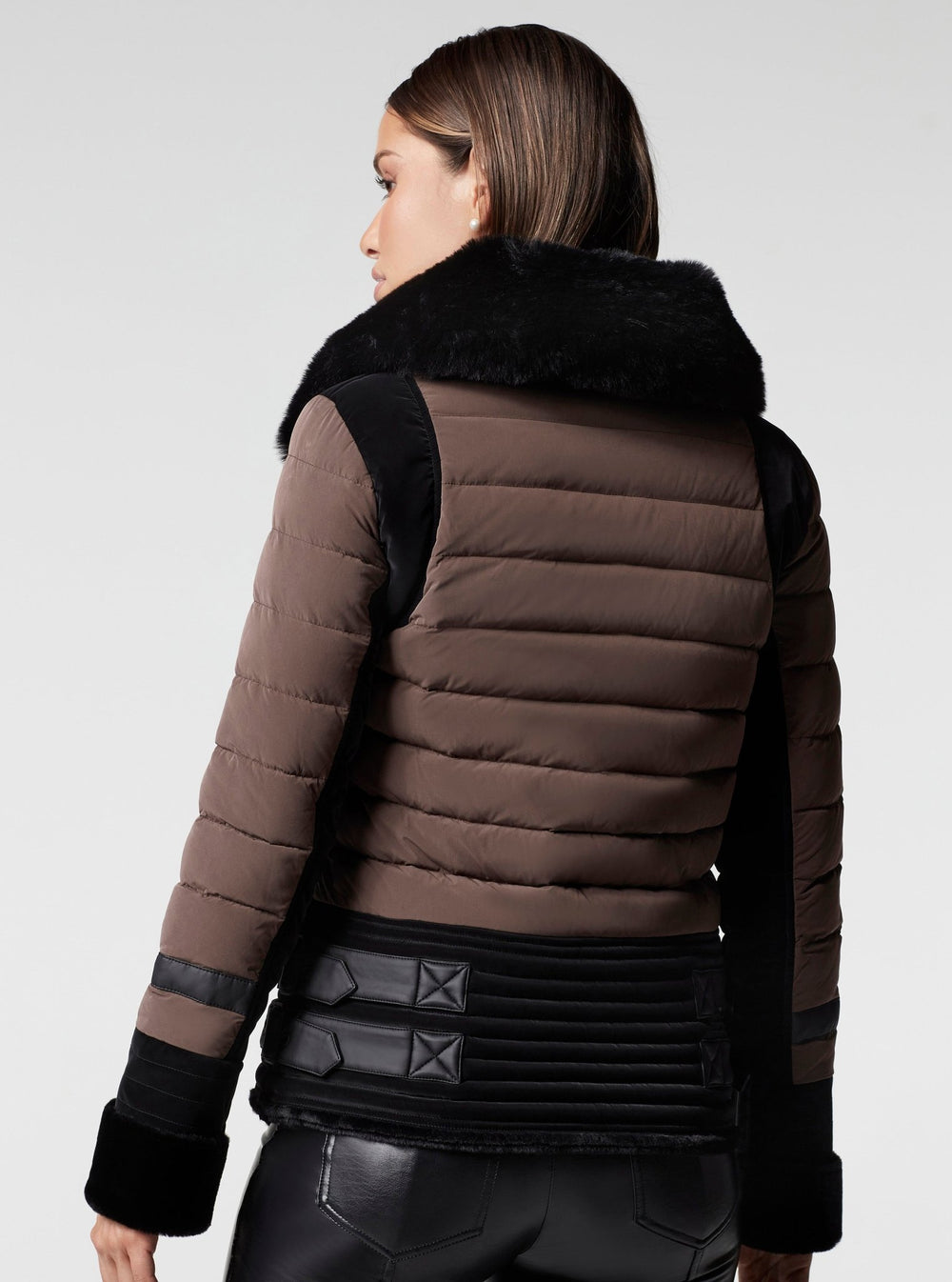 MOTO PUFFER JACKET - Down Filled - Blanc Noir Online Store