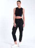 New Camo Pant Gold Trims - Blanc Noir Online Store