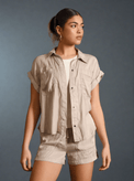 Phoenix Tencel Camp Shirt - Blanc Noir Online Store