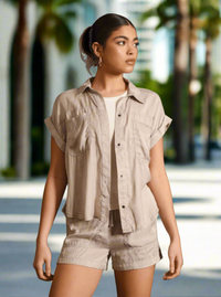 Phoenix Tencel Camp Shirt - Blanc Noir Online Store