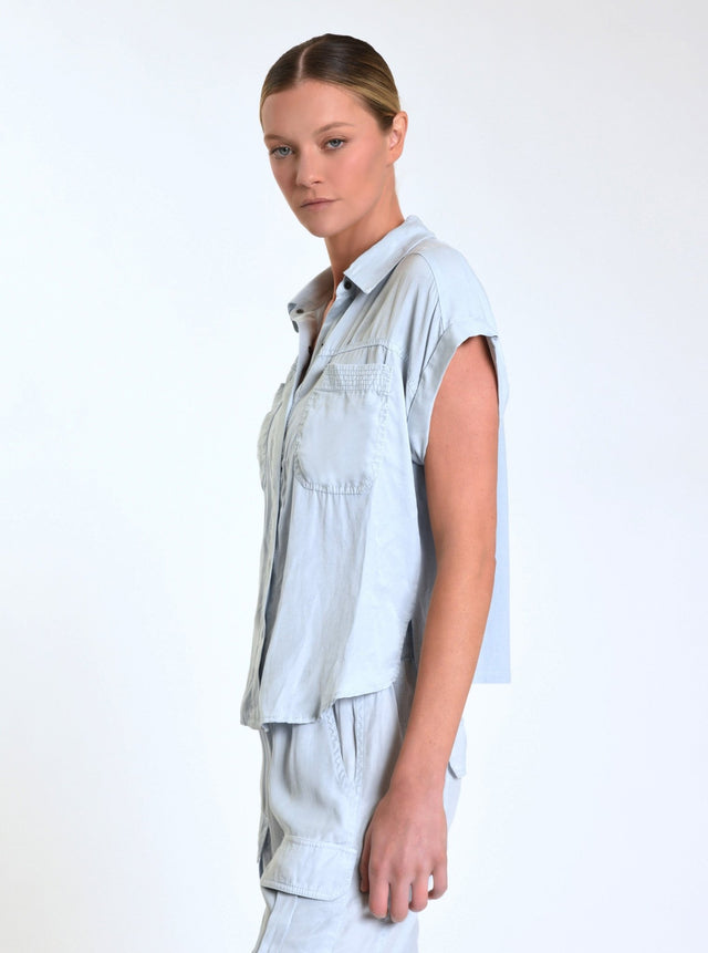 Phoenix Tencel Camp Shirt - Blanc Noir Online Store