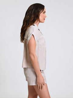 Phoenix Tencel Camp Shirt - Blanc Noir Online Store