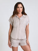 Phoenix Tencel Camp Shirt - Blanc Noir Online Store