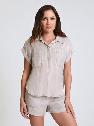 Phoenix Tencel Camp Shirt - Blanc Noir Online Store