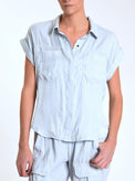 Phoenix Tencel Camp Shirt - Blanc Noir Online Store