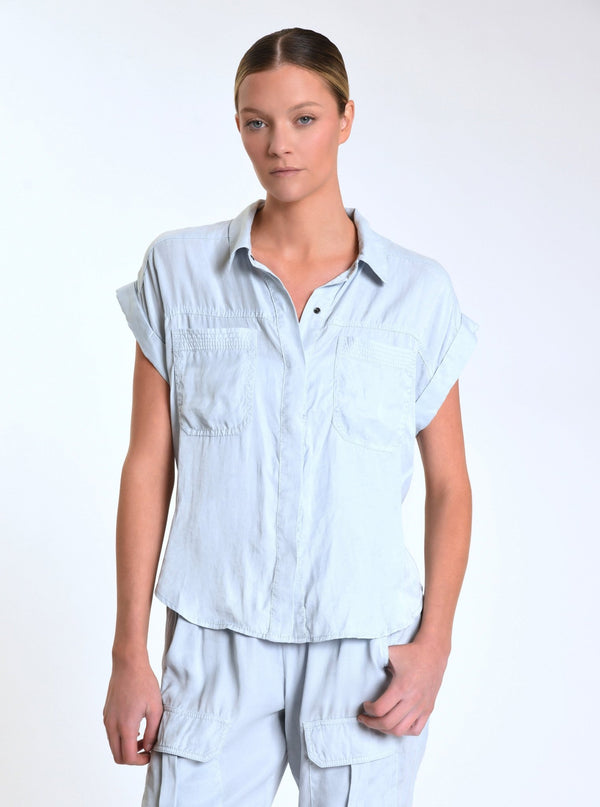 Phoenix Tencel Camp Shirt - Blanc Noir Online Store