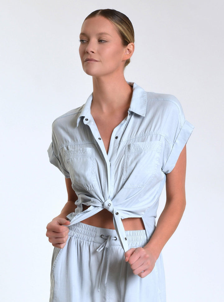 Phoenix Tencel Camp Shirt - Blanc Noir Online Store