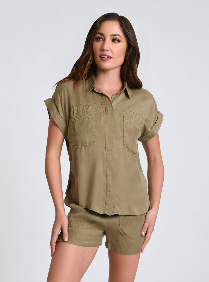 Phoenix Tencel Camp Shirt - Blanc Noir Online Store