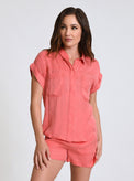 Phoenix Tencel Camp Shirt - Blanc Noir Online Store