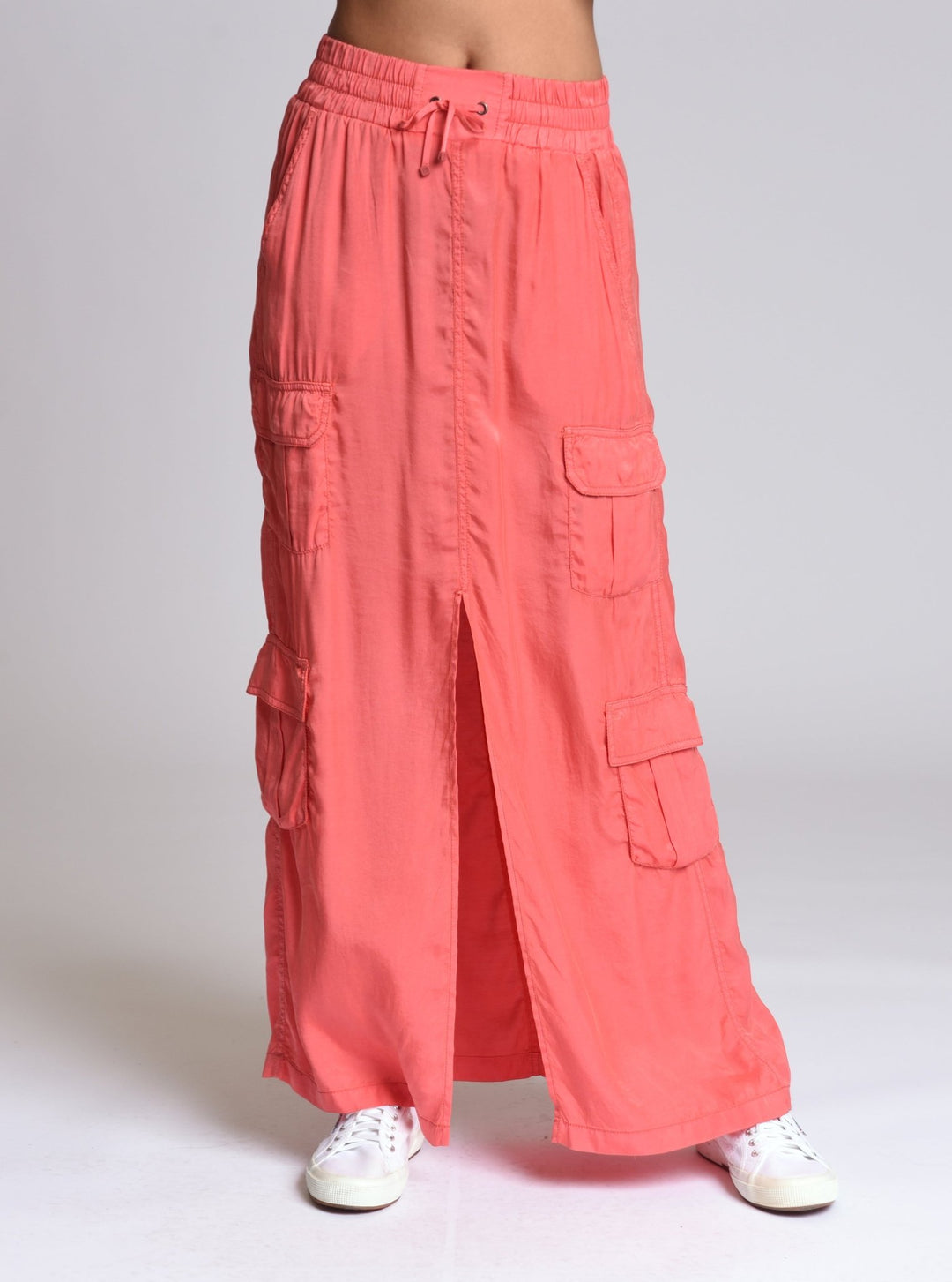 Phoenix Tencel Cargo Skirt - Blanc Noir Online Store