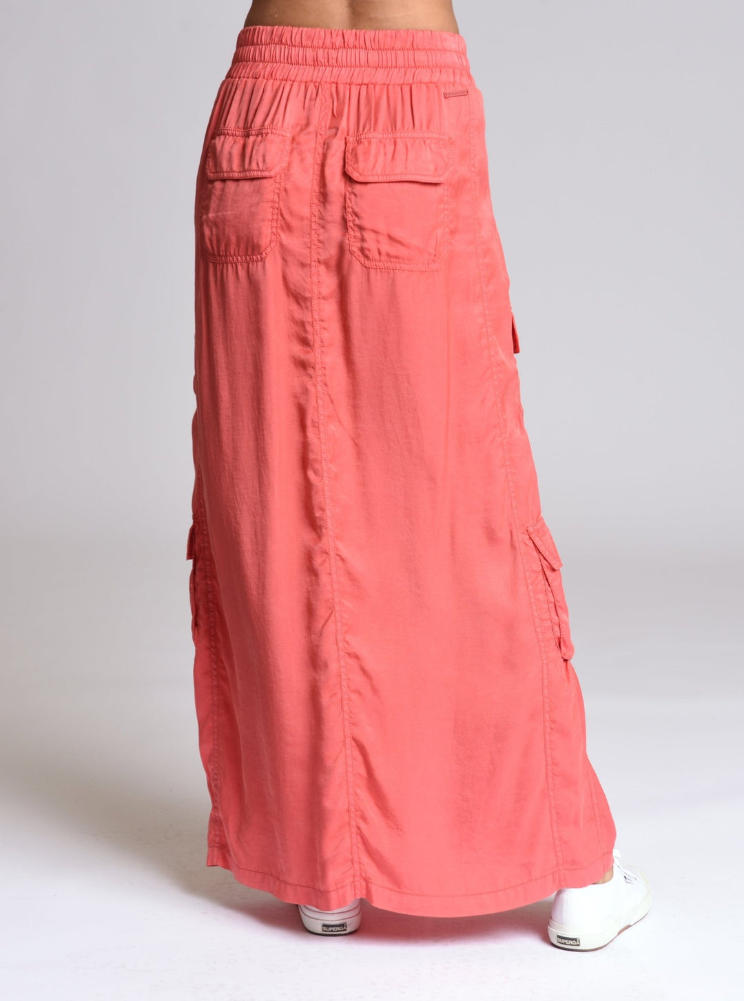 Phoenix Tencel Cargo Skirt - Blanc Noir Online Store