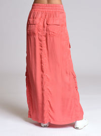 Phoenix Tencel Cargo Skirt - Blanc Noir Online Store