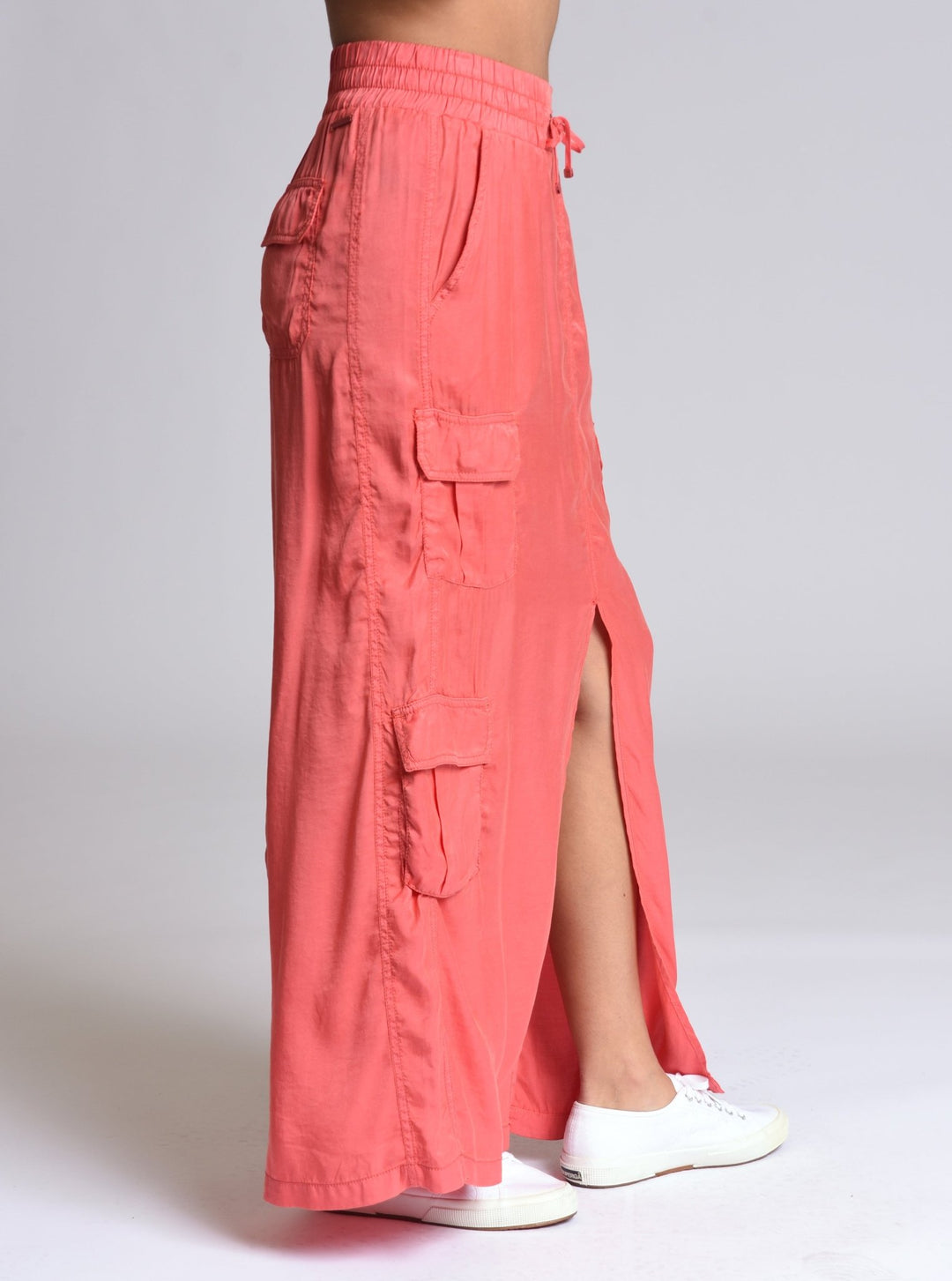 Phoenix Tencel Cargo Skirt - Blanc Noir Online Store