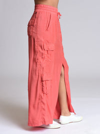 Phoenix Tencel Cargo Skirt - Blanc Noir Online Store