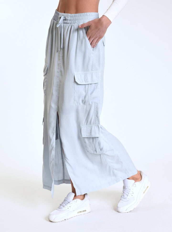 Phoenix Tencel Cargo Skirt - Blanc Noir Online Store