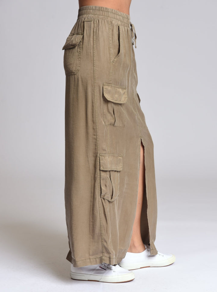 Phoenix Tencel Cargo Skirt - Blanc Noir Online Store