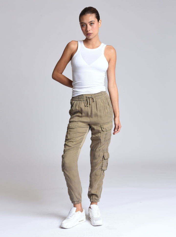 Phoenix Tencel Jogger - Blanc Noir Online Store