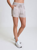 Phoenix Tencel Short - Blanc Noir Online Store