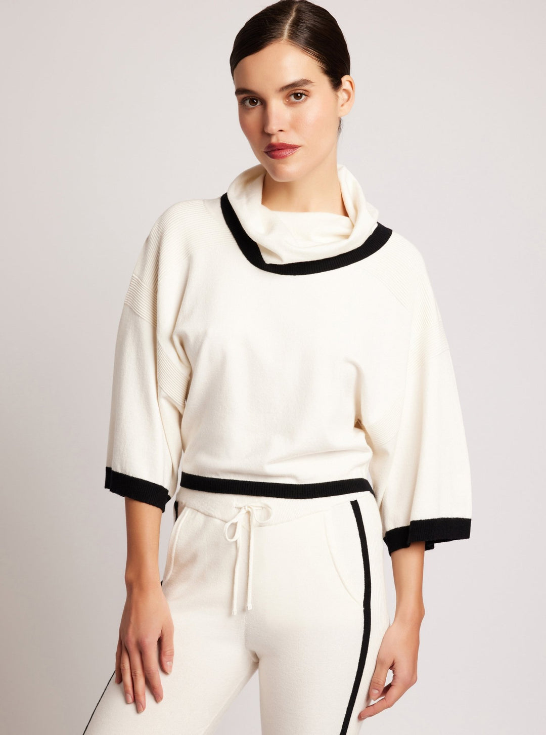 Portola Cowl Neck Sweater - final sale - Blanc Noir Online Store