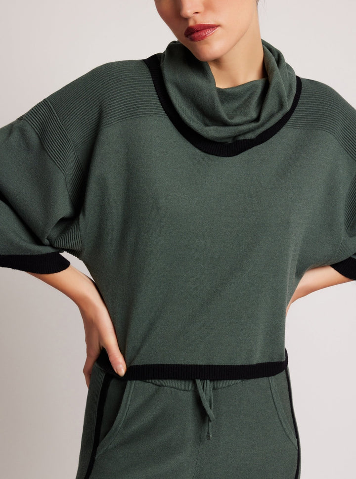 Portola Cowl Neck Sweater - final sale - Blanc Noir Online Store