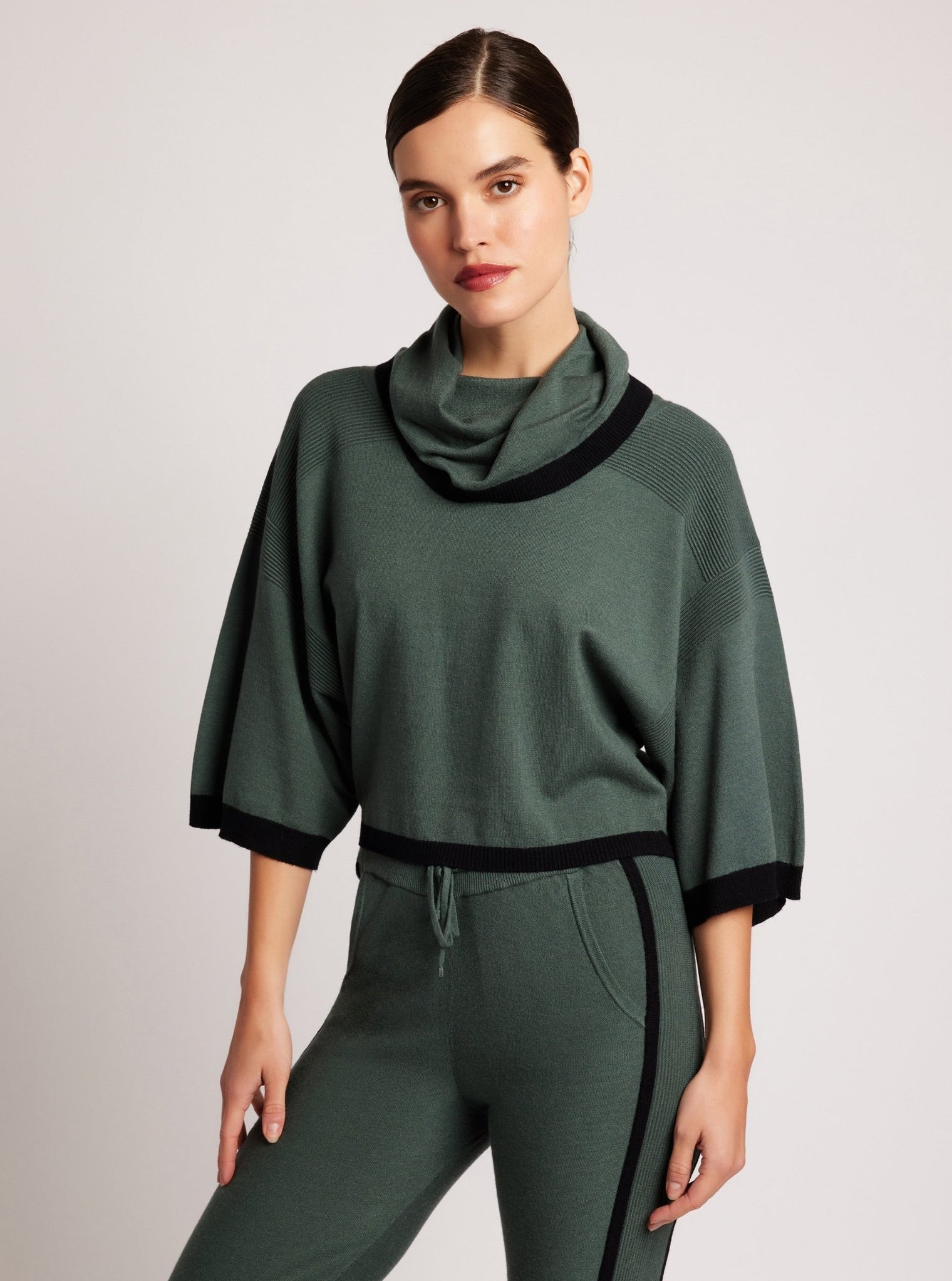 Portola Cowl Neck Sweater - final sale - Blanc Noir Online Store