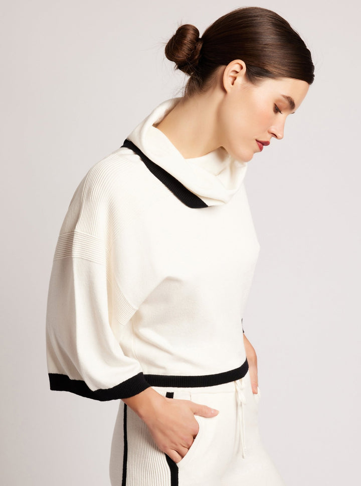 Portola Cowl Neck Sweater - final sale - Blanc Noir Online Store