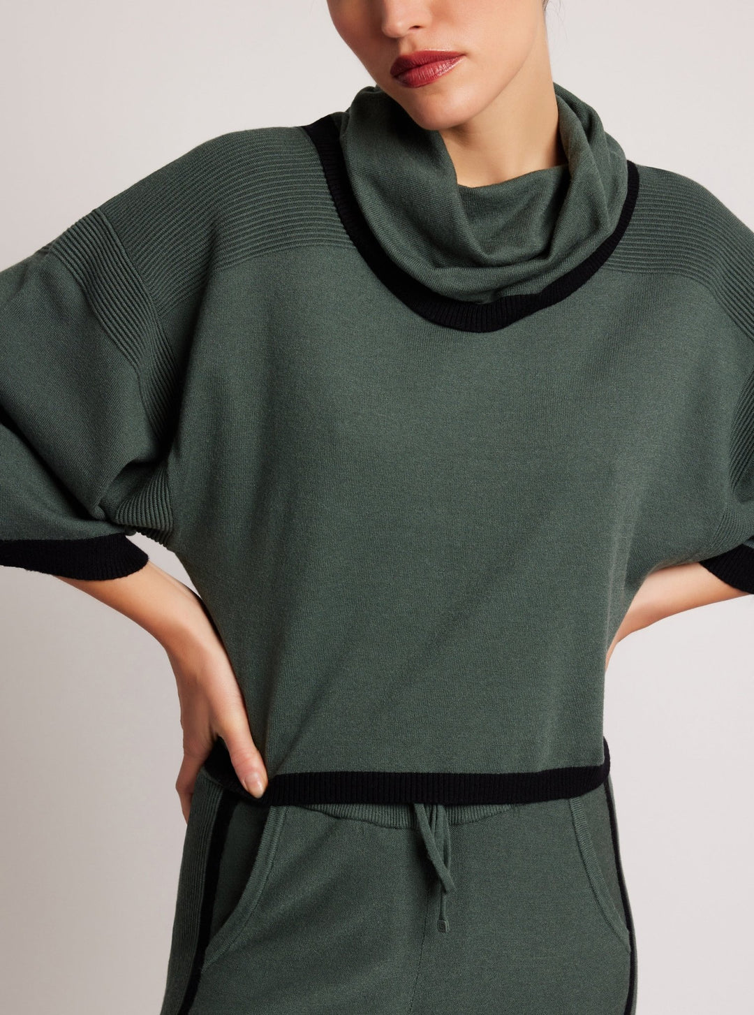 Portola Cowl Neck Sweater - final sale - Blanc Noir Online Store