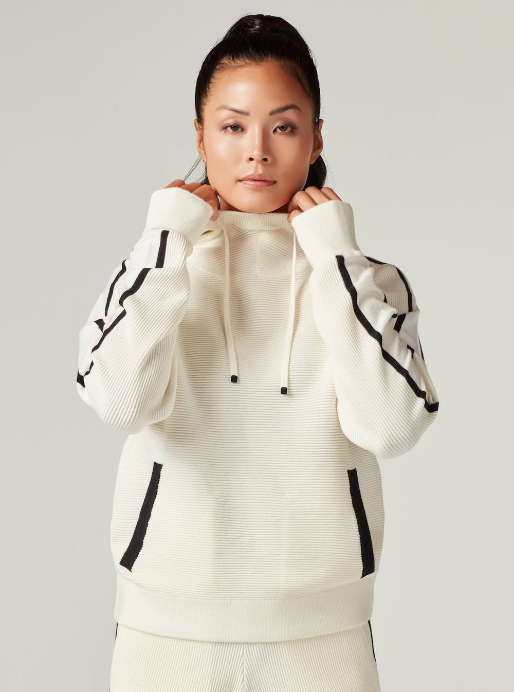 Portola Pullover Hoodie - Whisper White - Blanc Noir Online Store