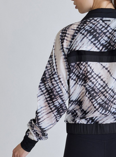 Ink Print Windbreaker - Black/White FINAL SALE - Blanc Noir Online Store