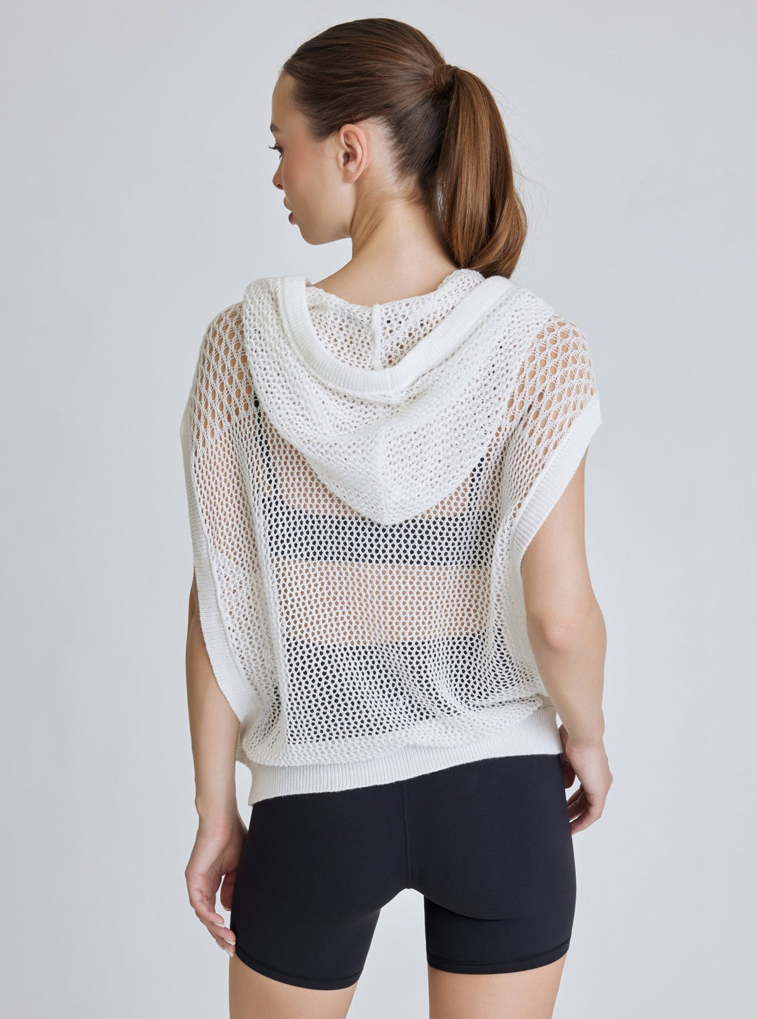 PULLOVER SLEEVELESS HOODIE - final sale - Blanc Noir Online Store