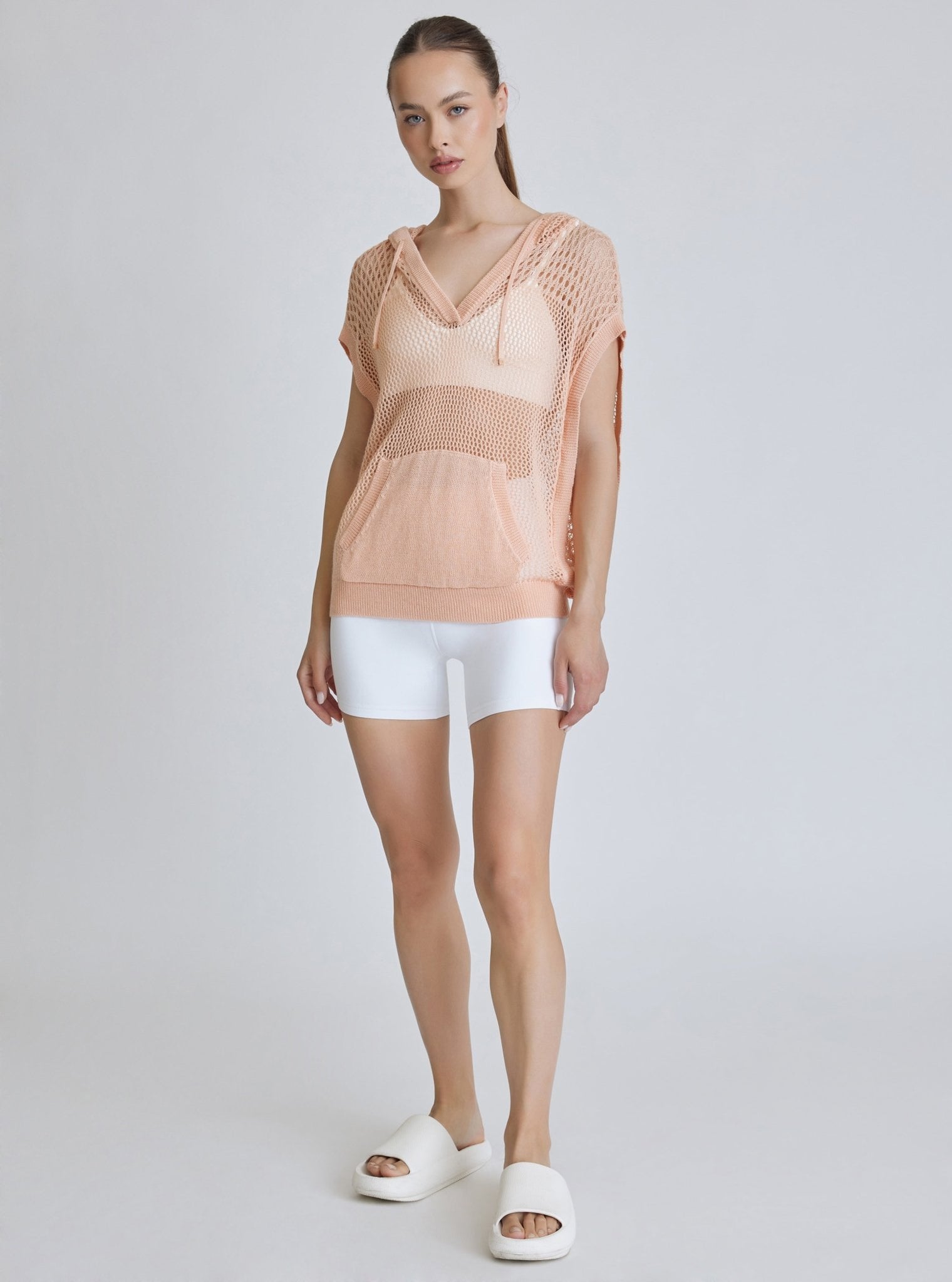 PULLOVER SLEEVELESS HOODIE final sale - Blanc Noir Online Store