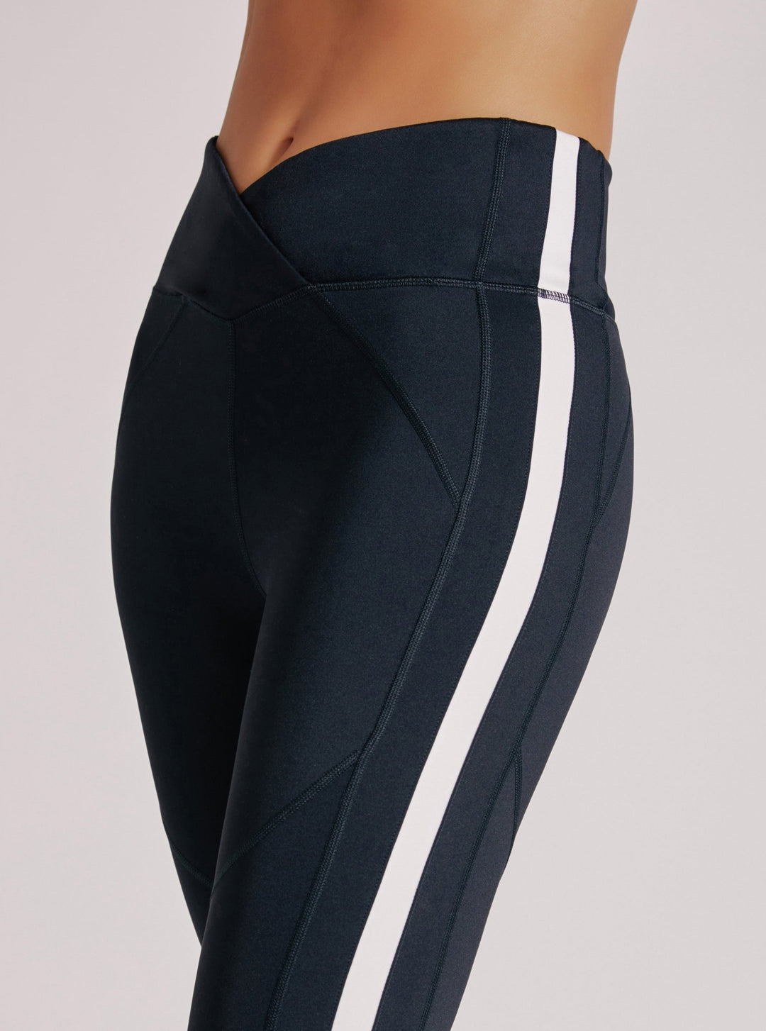 RACING STRIPE BOOTCUT LEGGING - Blanc Noir Online Store