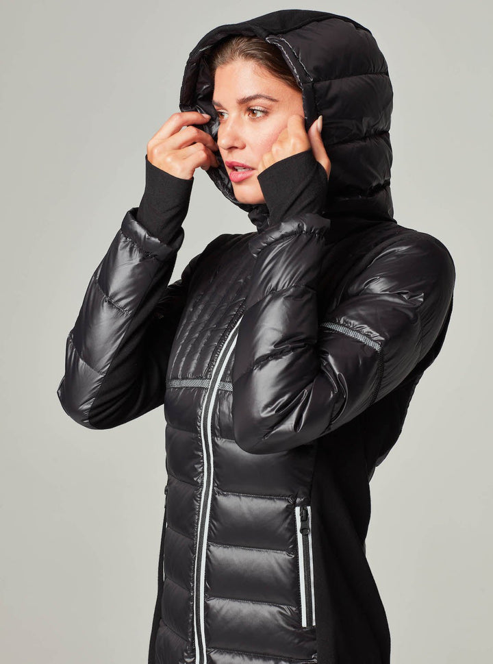 Reflective Inset Feather Weight Parka - Blanc Noir Online Store