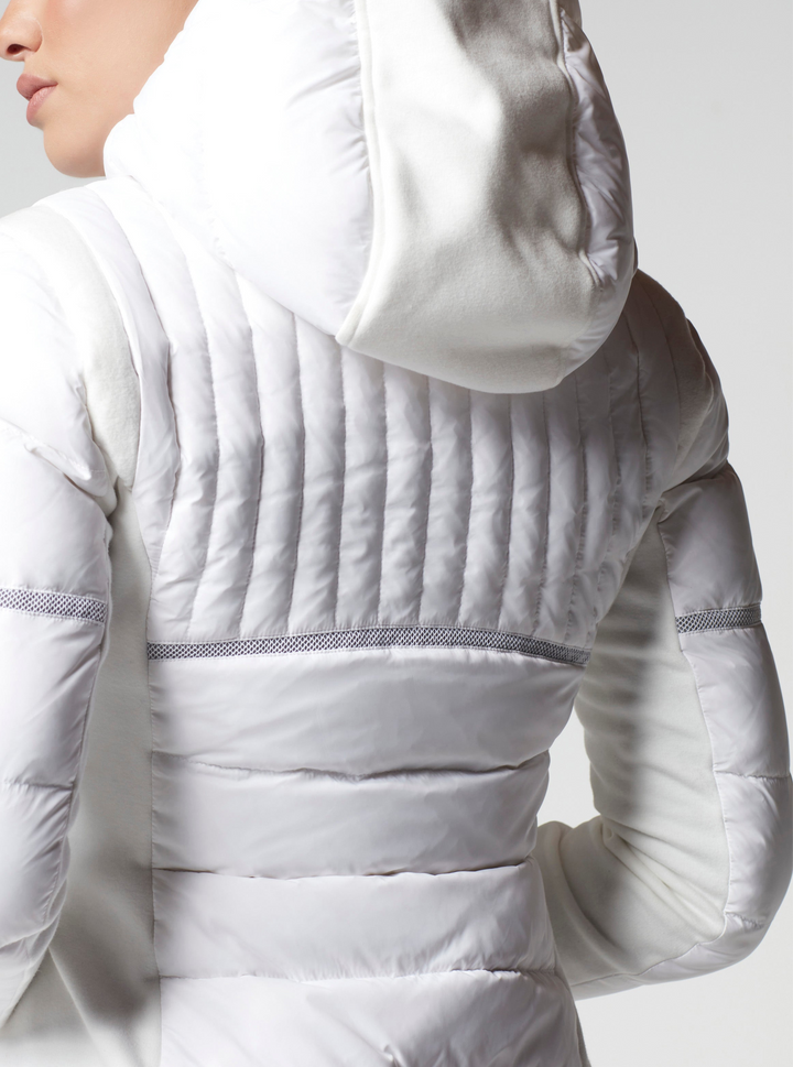 Reflective Inset Down Filled Featherweight Parka - Blanc Noir Online Store