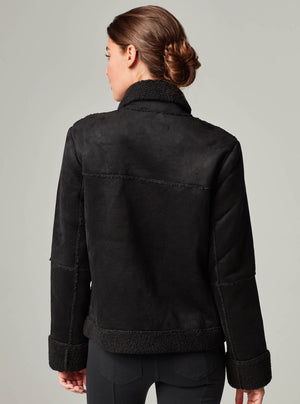 SHERPA ZIP UP MOTO - Blanc Noir Online Store