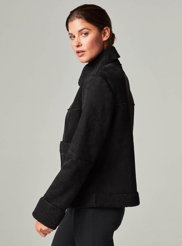 SHERPA ZIP UP MOTO - Blanc Noir Online Store