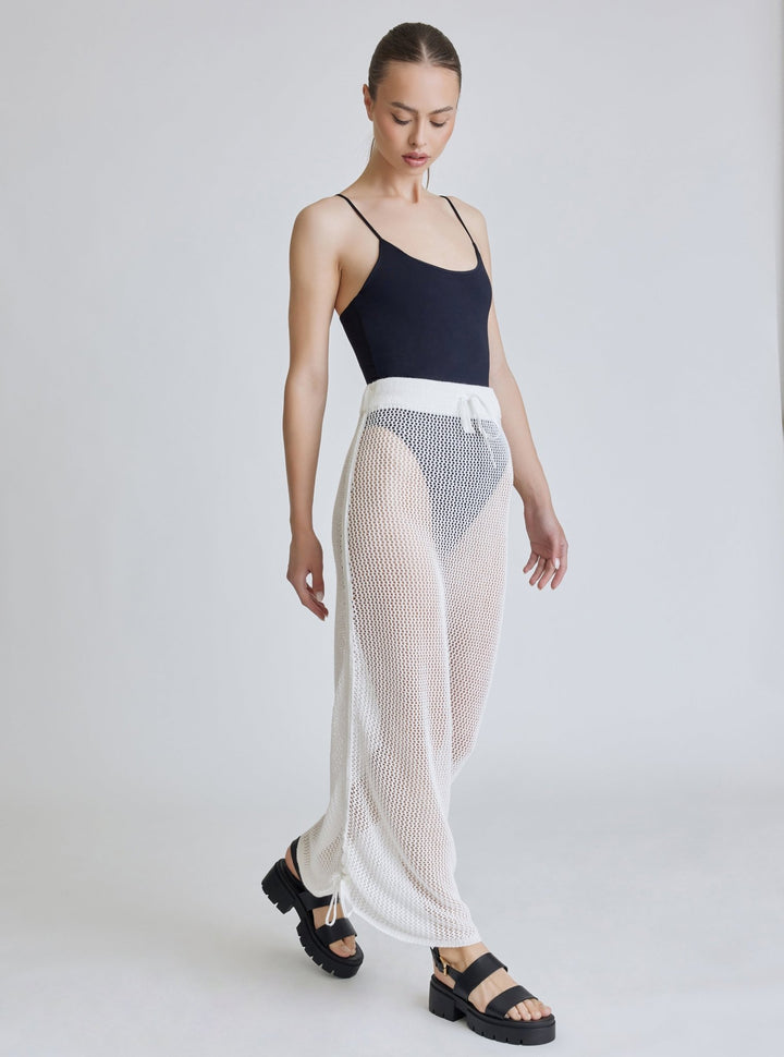 SIDE RUCHED SKIRT - final sale - Blanc Noir Online Store