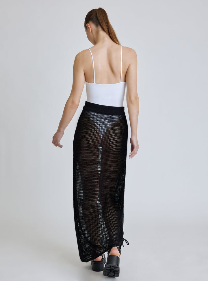 SIDE RUCHED SKIRT final sale - Blanc Noir Online Store