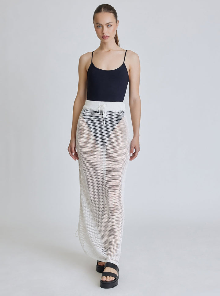 SIDE RUCHED SKIRT - final sale - Blanc Noir Online Store