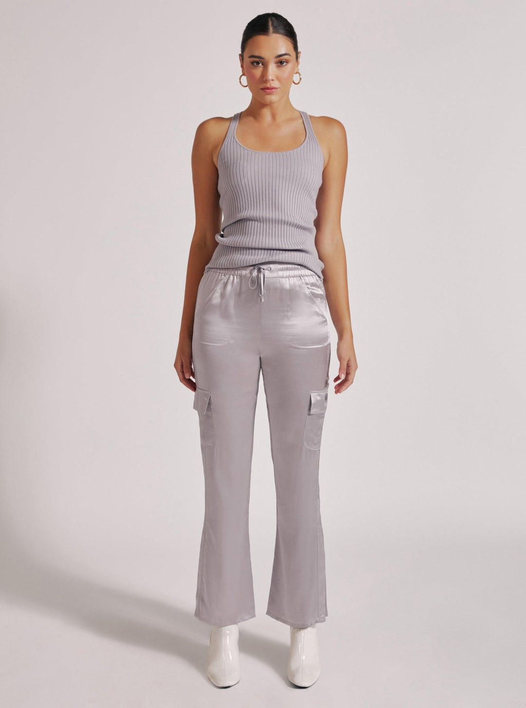 SILK WIDE LEG PANT - Blanc Noir Online Store