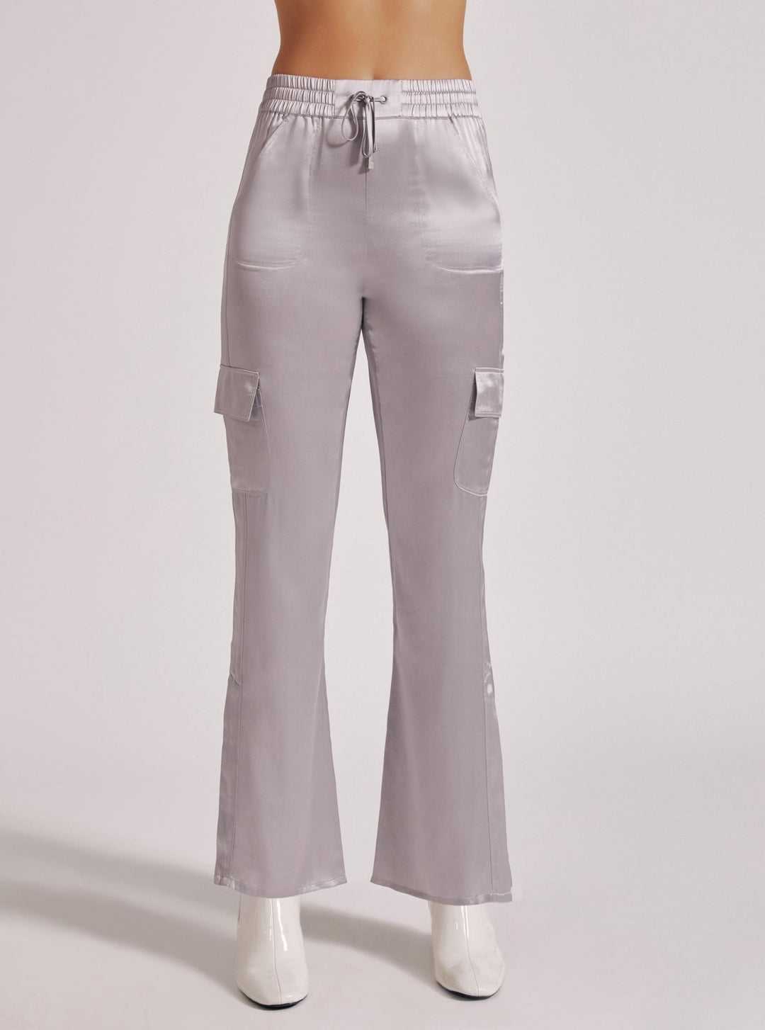 SILK WIDE LEG PANT - Blanc Noir Online Store