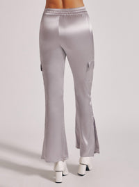 SILK WIDE LEG PANT - Blanc Noir Online Store