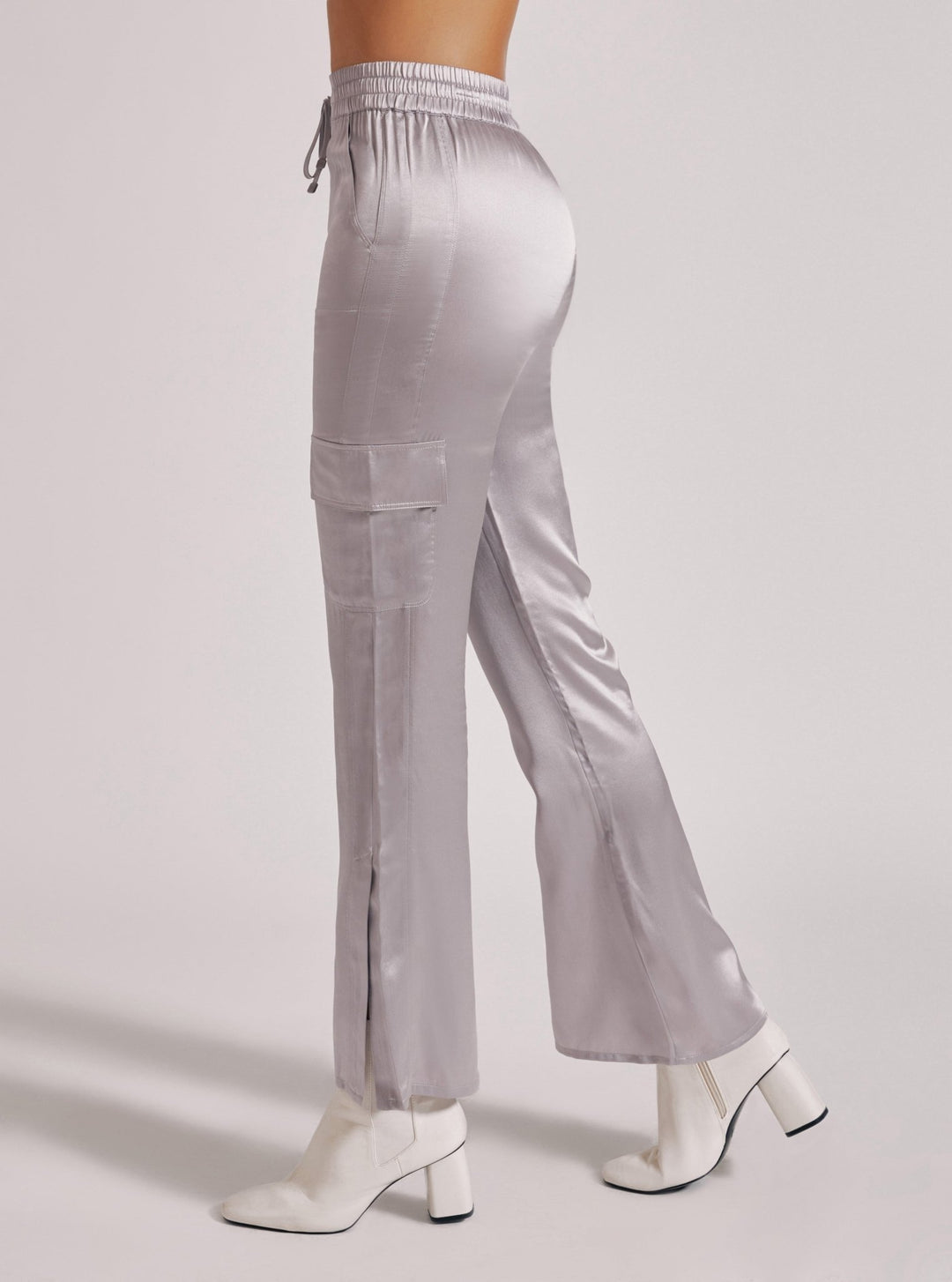 SILK WIDE LEG PANT - Blanc Noir Online Store