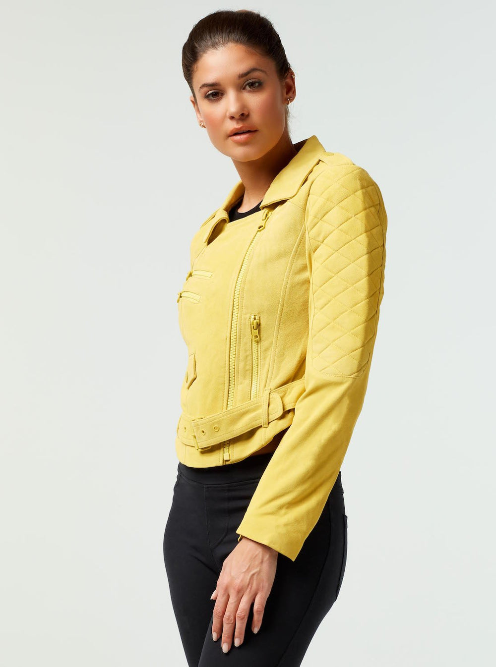 SOCIAL SUEDE JACKET - FINAL SALE - Blanc Noir Online Store
