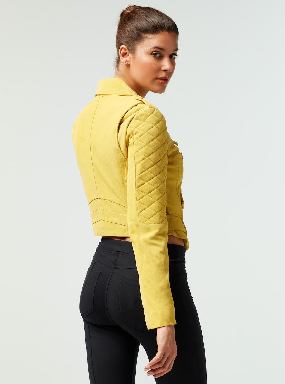 SOCIAL SUEDE JACKET - FINAL SALE - Blanc Noir Online Store