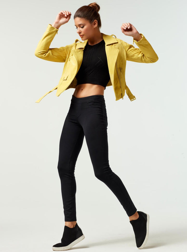 SOCIAL SUEDE JACKET - FINAL SALE - Blanc Noir Online Store