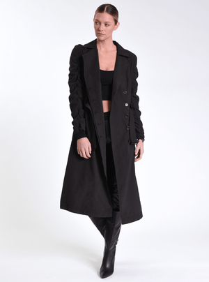 Soft Penelope Trench - Blanc Noir Online Store