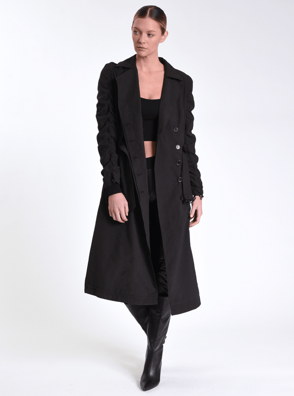 Soft Penelope Trench - Blanc Noir Online Store